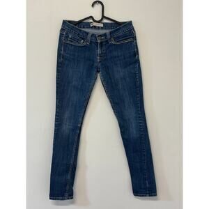 Vintage 524 Levi’s Too Super Low Skinny Jeans Women’s Size 7M Dark Wash Y2K